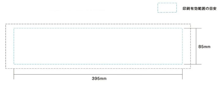 印刷有効範囲の目安
