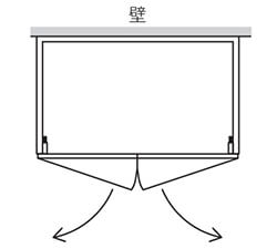 SWベンチ 扉タイプ図