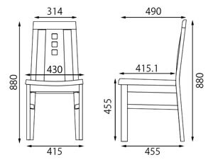 誉 レギュラーチェアサイズ