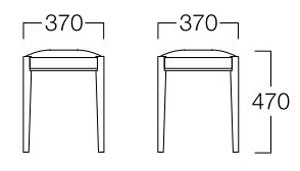 さくらスツールサイズ