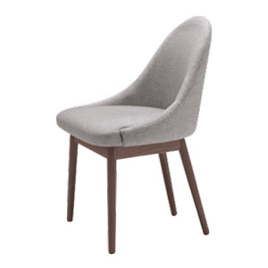 レイ アームレスチェア（木製脚）