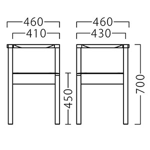 ピラー右アームイスサイズ