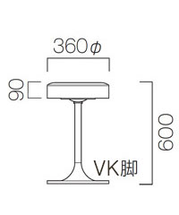 オルリー VK-CR 350φサイズ