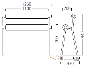 フランコB サイズ