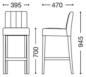 レスタックS70（キルト仕上げ）サイズ