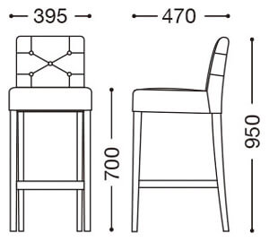 レスタックS70（ボタン絞り仕上げ）サイズ