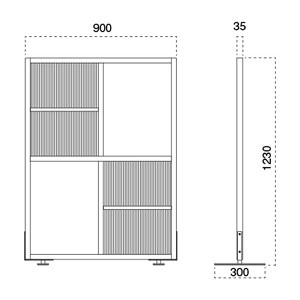 衝立6160-9126 タテサイズ