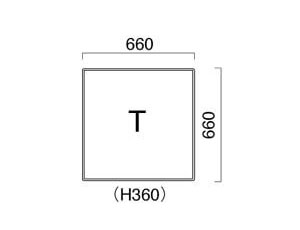 アトースT（コーナーテーブル）サイズ