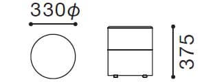 330丸スツールサイズ