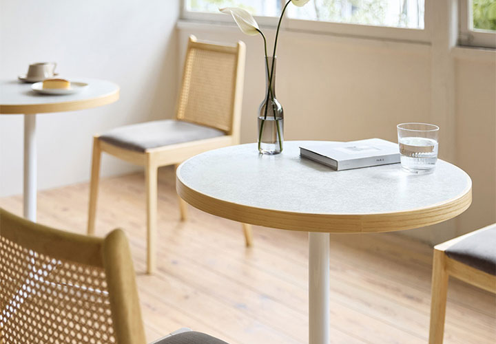 ST-001 メラミン化粧板/木縁巻き